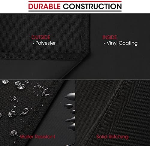 Unicook 70 Inch Griddle Grill Cover for Blackstone 36 Inch ProSeries, Heavy Duty Waterproof Large Flat Top Grill Cover with Sealed Seam, Compare to Blackstone 5005, 5482, Black