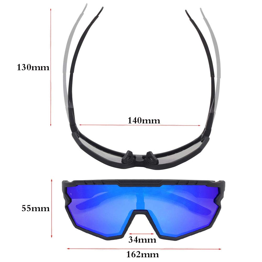 GIEADUN Sports Sunglasses Polarized Cycling Glasses Adults and Youth softball Glasses Baseball,Fishing, Ski,Golf