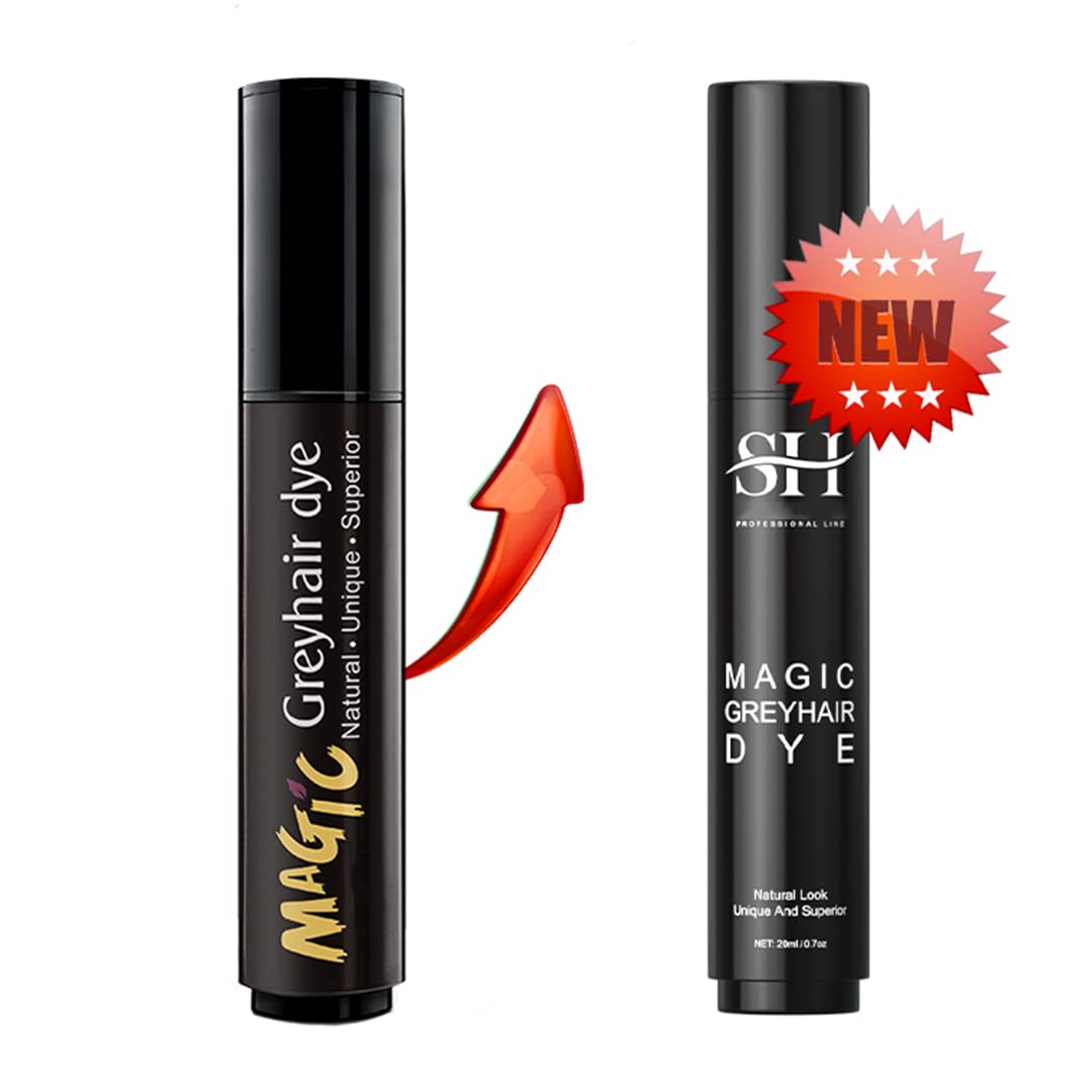 gowwim Color Touch Up Stick Semi-permanent Hair Coloring, Dye Pen for Gray Hair Roots (Coffee)