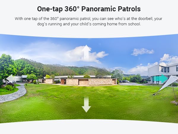 ANSQUE Security Cameras Wireless Outdoor Home System, 2 Camera Kit, No Subscription Fees, Solar Powered, Local Storage, 365-Day Battery Life, 360°PTZ Surveillance, Auto Tracking, 2K Color Night Vision