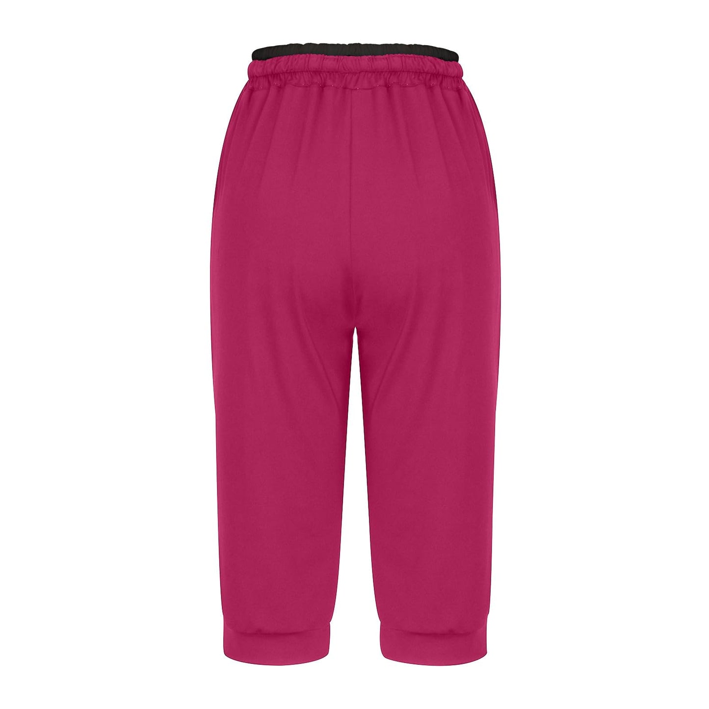 APIVOE Capri Sweatpants for Women Casual Lightweight Capri Joggers Plus Size Drawstring Capri Pants Summer Workout Capris