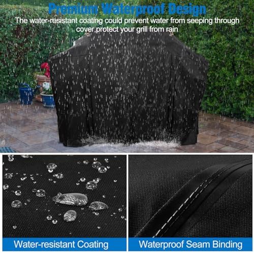 Griddle Cover for Blackstone 28 XL inch Griddle,Rip-Proof Upgraded Heavy Duty Material 75in Culinary Griddle Cover,Waterproof UV & Fade Resistant Flat Top Gas Grill Cover with Strap and Two Zippers