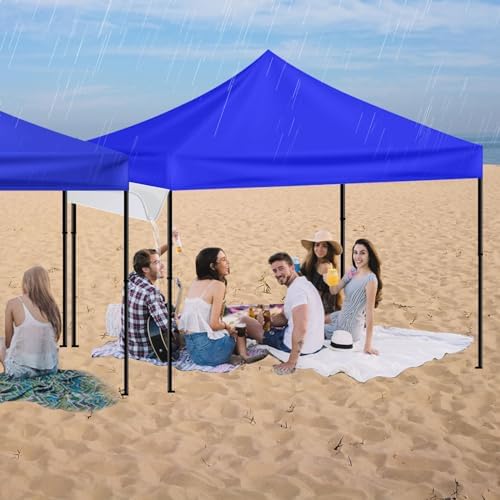 10 Foot Canopy Rain Gutter for Instant Pop Up Canopy, Canopy Tent Drainage Accessory Rain Gutter with Velcro Straps (White)