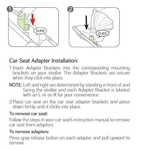 Baby Jogger Car Seat Adapter for City Select Stroller + City Select LUX Stroller, Black - Compatible with Graco and Baby Jogger Car Seats
