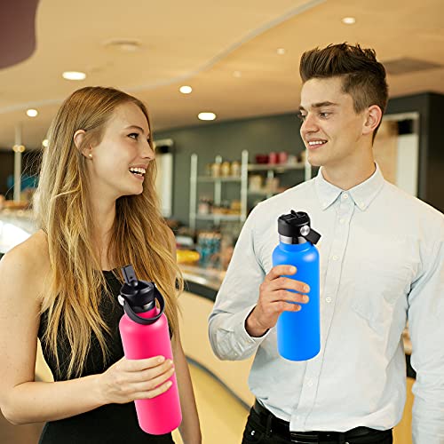 RRegeny Straw Lid for Hydro Flask Standard Mouth, Lid with Straws Fits Standard Mouth Hydroflask, Sport Cap Water Bottle Accessories Top Replacement Straw Lid