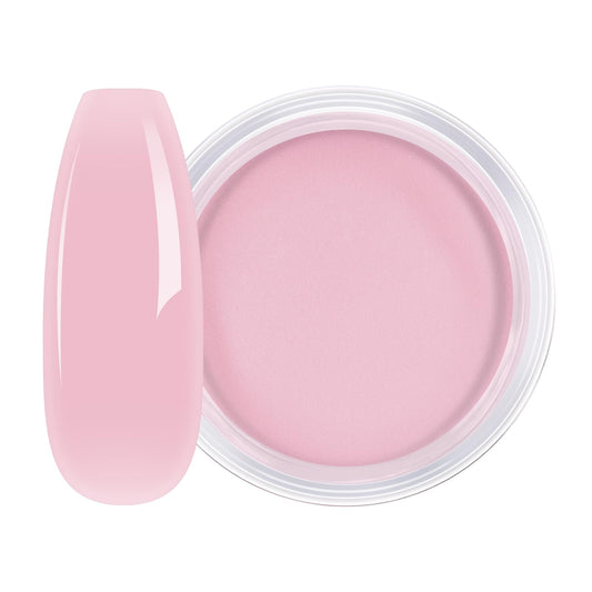 AILLSA Nail Dip Powder Sheer Pink Nail Dipping Powder Translucent Jelly Nude Pink Dip Powder Colors for Nail Art French Manicure at Home Easy to Use Neutral Dip Powder for Valentine's Day Gift (1 Oz)