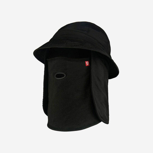 Airhole Tech Hat Bucket 3 Layer Balaclavas Headwear, Black, Medium/Large