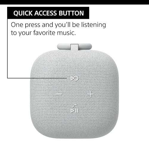 Sony LinkBuds Wireless Portable Bluetooth Speaker, Light Gray