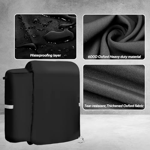 73700 Grill Cover for Pit Boss 700FB, Classic 700, Lexington 500 and Lexington 540, Pit Boss 400FB, Waterproof 600D Barbecue BBQ Grillcover for Pitboss PB500LX1,Fabric BBQ Grill Cover with Handle