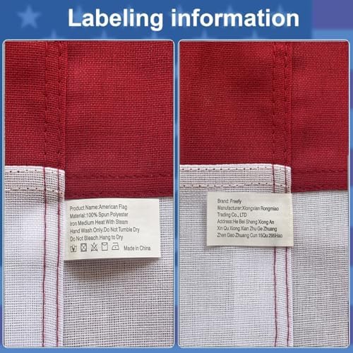 American Flag For Outside 3x5 Ft Pole Sleeve Banner Style-TearProof Series USA Outdoor Flags,Heavy Duty Durable Longest Lasting Spun Polyester,Embroidered Stars,Sewn Stripes,Water Resistant,High Wind US Outdoor Indoor Flags