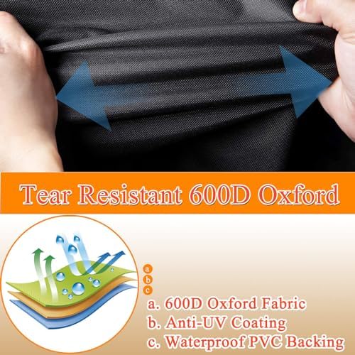 Griddle Cover and Carry Bag Compatible with Blackstone 17 Inch Griddle, Water Resistant 600D Polyester Heavy Duty Flat top 17" Gas Grill BBQ Cover Accessory Fits 17" Griddle Cooking Station with Hood