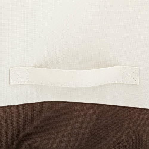 Amazon Basics Outdoor Patio Chair Cover Waterproof, Anti-UV, Durable, Beige/Tan