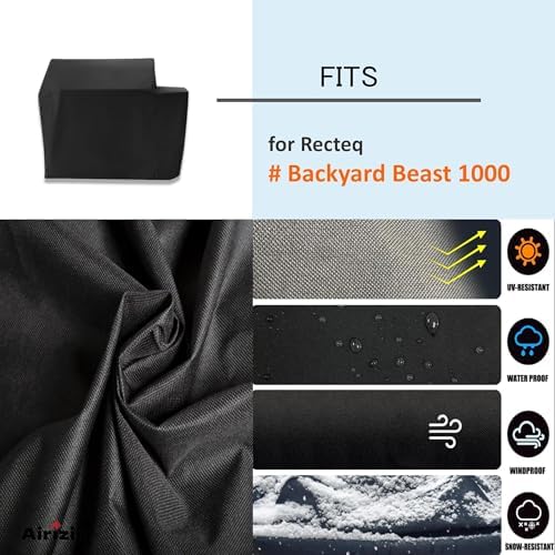 Premium Grill Cover for Recteq Backyard Beast 1000/1200 Wood Pellet Grill,for Rec Tec Backyard Beast rt-1000 Grill Cover Accessories