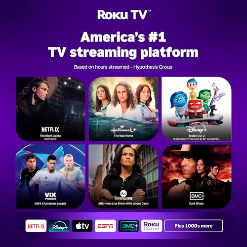 Hisense 85-Inch Class A6 Series 4K UHD Smart Roku TV (85A6NR, 2024 Model) - Dolby Vision HDR, DTS Studio Sound, Game Mode Plus, Alexa Compatibility, Black