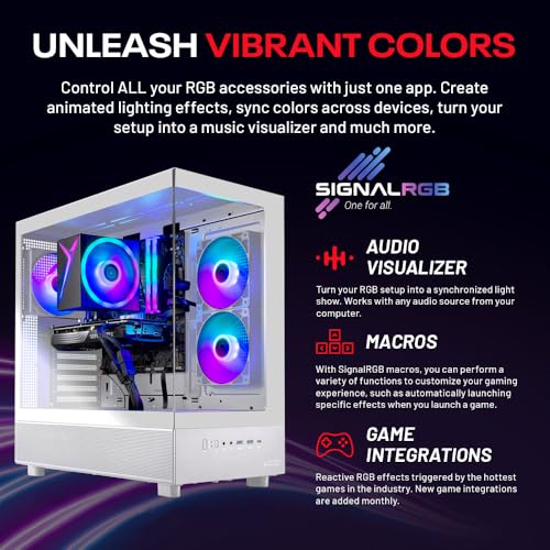 Skytech Gaming Azure 3 Desktop PC, Ryzen 5 7600 3.8 GHz (5.1GHz), NVIDIA RTX 5060, 1TB NVMe SSD, 16GB DDR5 RAM 5200, 650W Gold PSU, Wi-Fi, Win 11