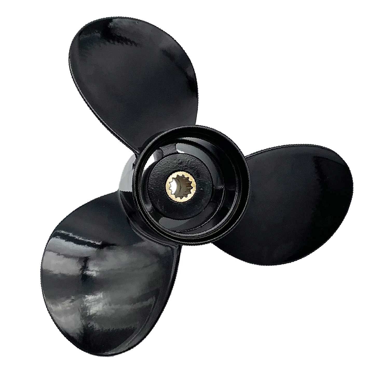 Aluminum Outboard Cupped Propeller Boat Prop 9 1/4X10 Compatible for BRP,Johnson,EVINRUDE 8-15HP