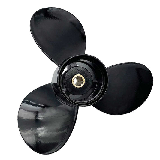 Aluminum Outboard Cupped Propeller Boat Prop 9 1/4X10 Compatible for BRP,Johnson,EVINRUDE 8-15HP