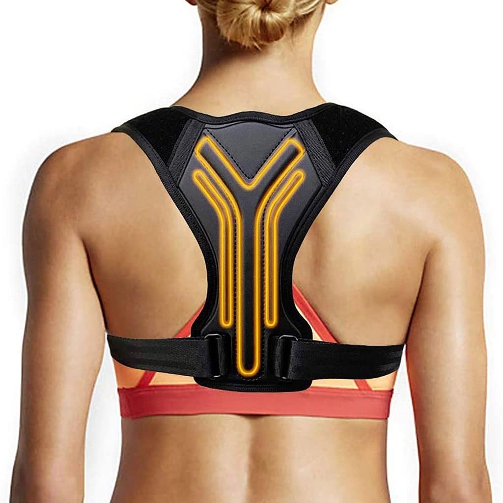YMGSCC Straighten Posture Corrector for Back Belt Prevent Slouching Straps Clavicle Support Brace for Women Men(L)
