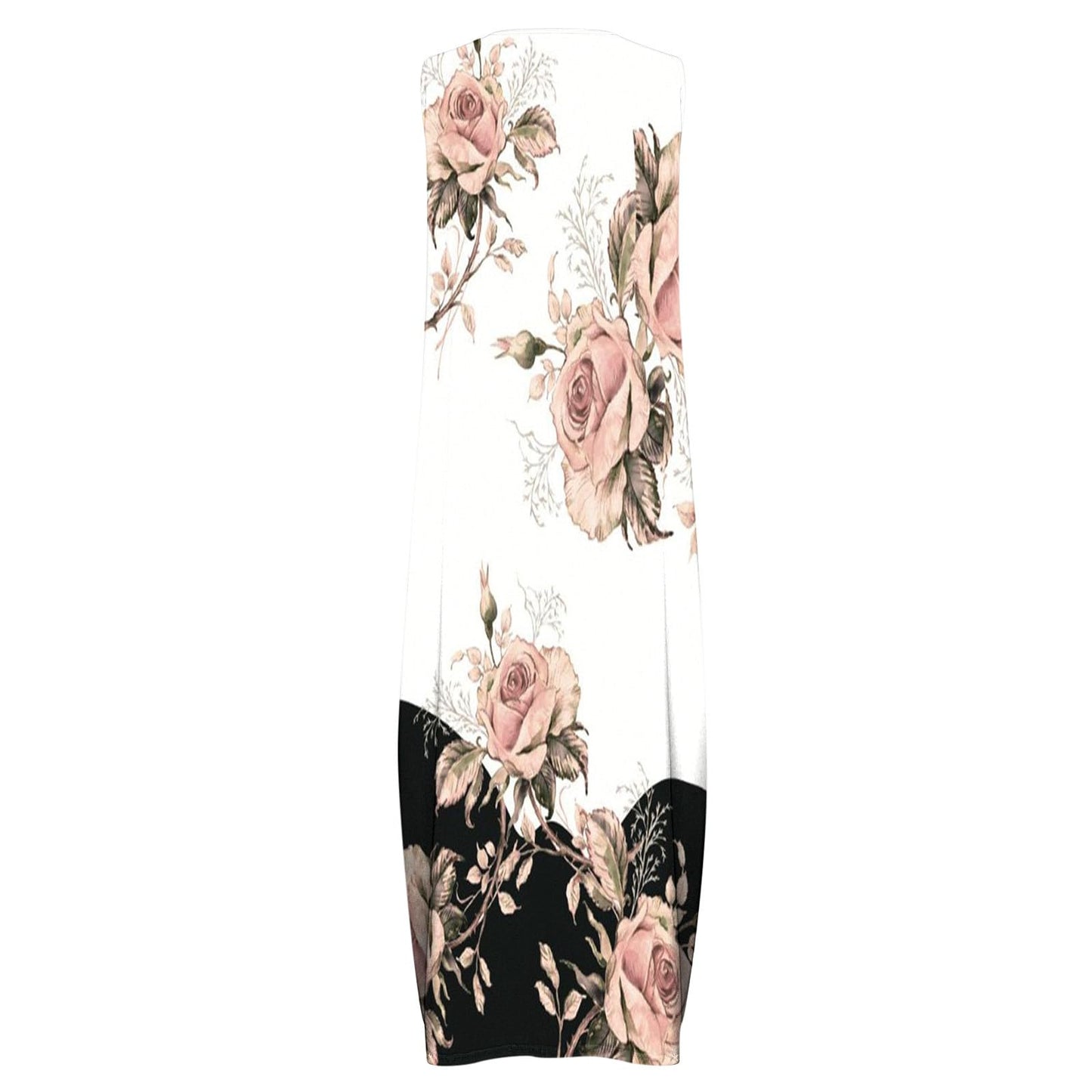 Plus Size Sun Dresses for Curvy Women Maxi Sundress for Women Trendy 2024 Summer Dress Floral Print V Neck Dresses Sleeveless Boho Dress Beach Outfits Womens Sun Dresses 2024