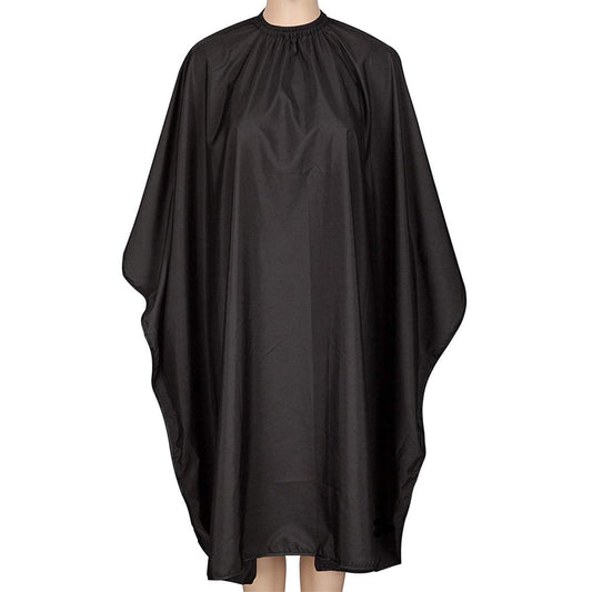Iusmnur Barber Cape, Professional Hair Cutting Cape with Adjustable Metal Clip, Waterproof Haircut Salon Supplies for Hairdresser Styling & Home - 55 x 63 inches (Black)
