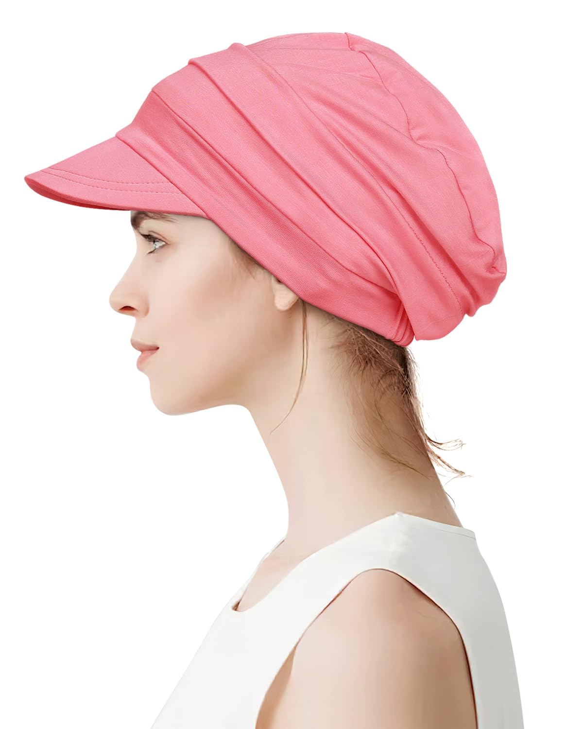 Alnorm Chemo Headwear for Fall and Winter Peachy Pink