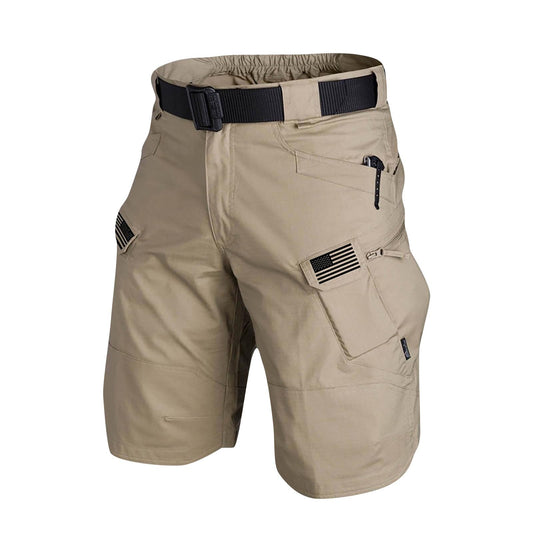 WENKOMG1 Mens Cargo Shorts 4th of July Outdoor Tactical Shorts Patritotic Printed Military Shorts with Multi Pockets, Mens Shorts Summer Shorts for Men Casual Shorts Active Shorts(Khaki 2,X-Large)