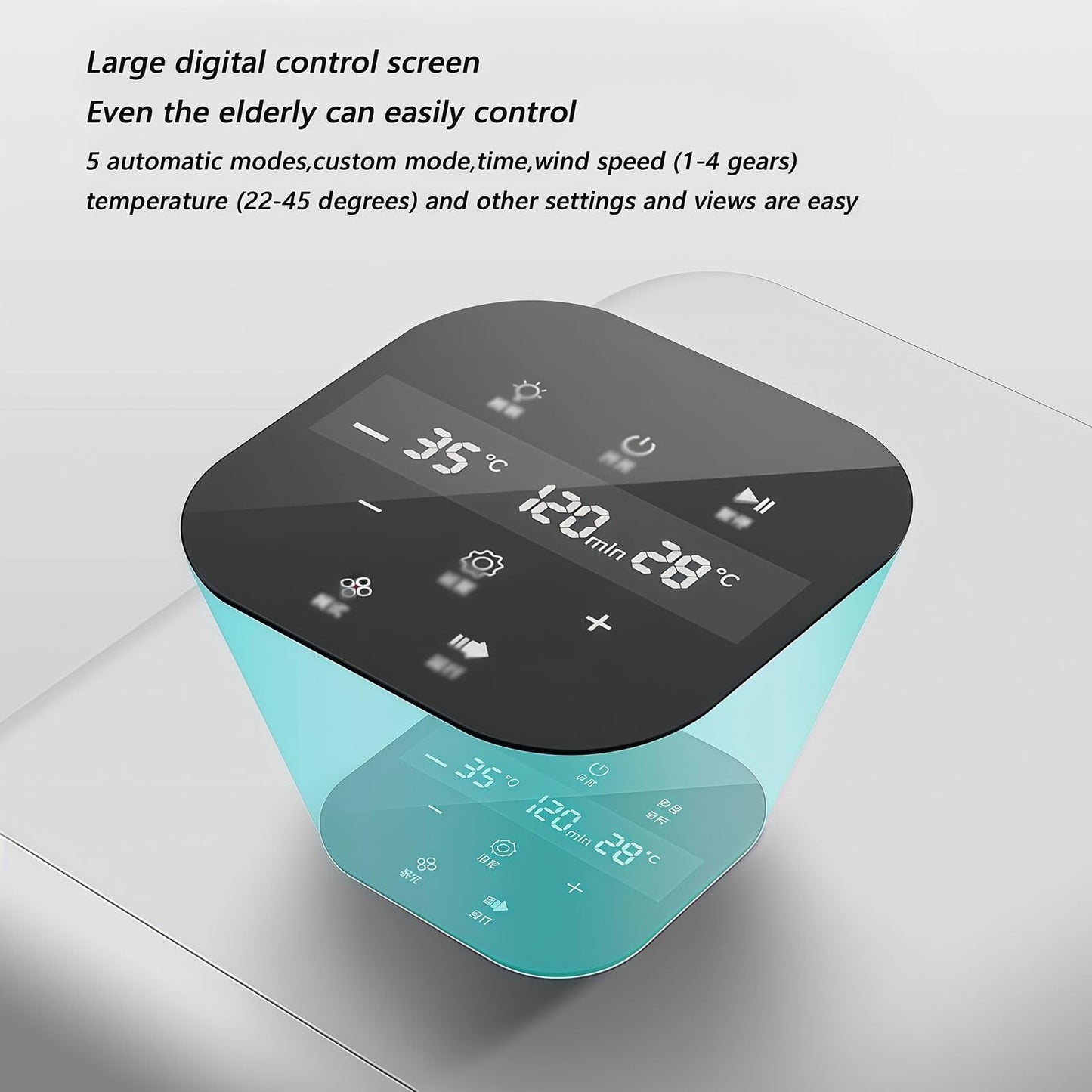 WENMEE Ultra Quiet 35dB Pet Dryer Box for Dogs&Cats,Removable Soothing Window&Filter Panel, Grooming Hair Dryer