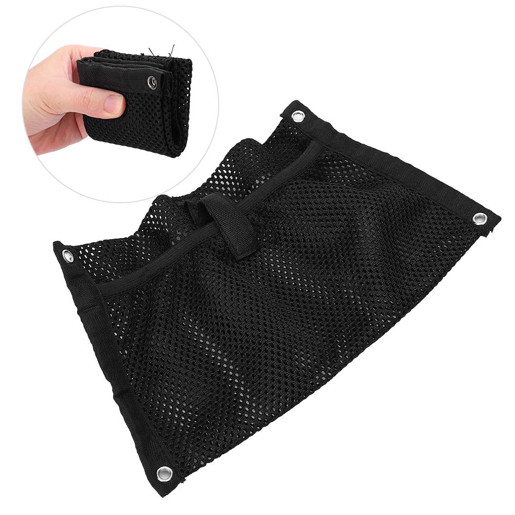 Alomejor Kayak Mesh Bag Nylon Kayak Mesh Storage Side Pouch for Surfing Tackle Water Bottle Holder Organzier