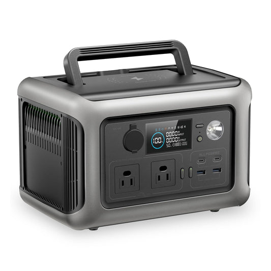 ALLPOWERS 600w Portable Power Station, 299Wh LiFePO4 Battery Backup, R600(Peak 1200w) Solar Generator, 1 Hour Fast Charge Solar Power Bank, for Home Outdoor Travel Emergency RV