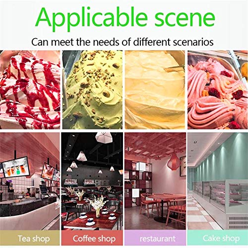 Kolice ETL Certificate Commercial Hard ice Cream Machine, Gelato Hard ice Cream Making Machine, Hard ice Cream Maker, Batch Freezer-Italy Designed Extra Strong Door, 9-11 gal per Hour