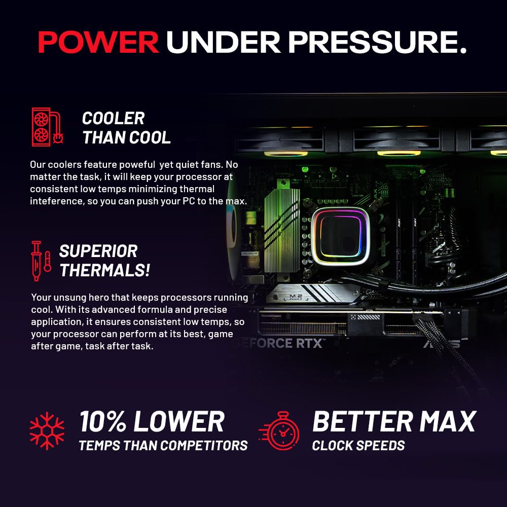 Skytech Gaming Rampage Desktop PC, Intel i7 14700F 2.1 GHz (5.3GHz), AMD RX 9070XT 16GB, 1TB Gen4 NVMe SSD, 32GB DDR5 RAM 5600 RGB, 850W Gold PSU, 360mm ARGB AIO, Wi-Fi, Win 11