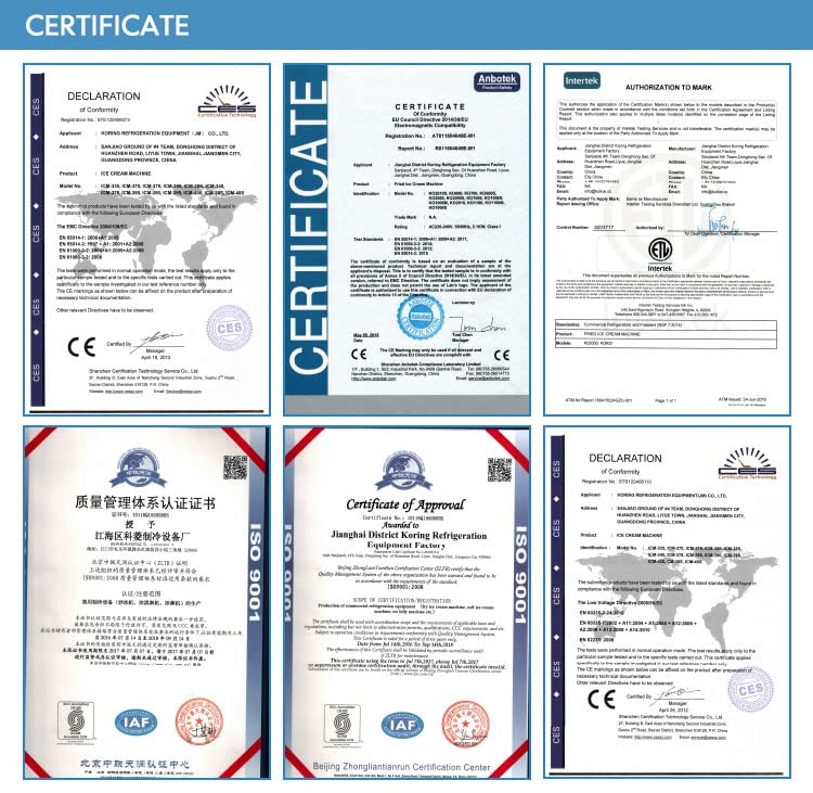 Kolice Commercial 22" Double Round Pans Thai Fried Ice Cream Machine Roll Ice Cream Machine-ETL NSF,Smart AI Temperature Control, Full Transparent Sneeze Guard,10 Refrigerated Small Buckets