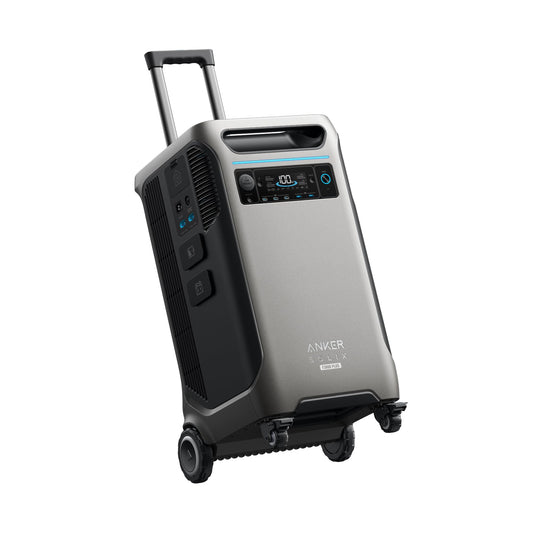 Anker SOLIX F3800 Plus Portable Power Station (2025 NEW), 3,840Wh, 3,200W Solar Input, Generators for Home Use, Expandable to 53kWh, Works with Generator, For Power Outages, RVs, and Emergencies