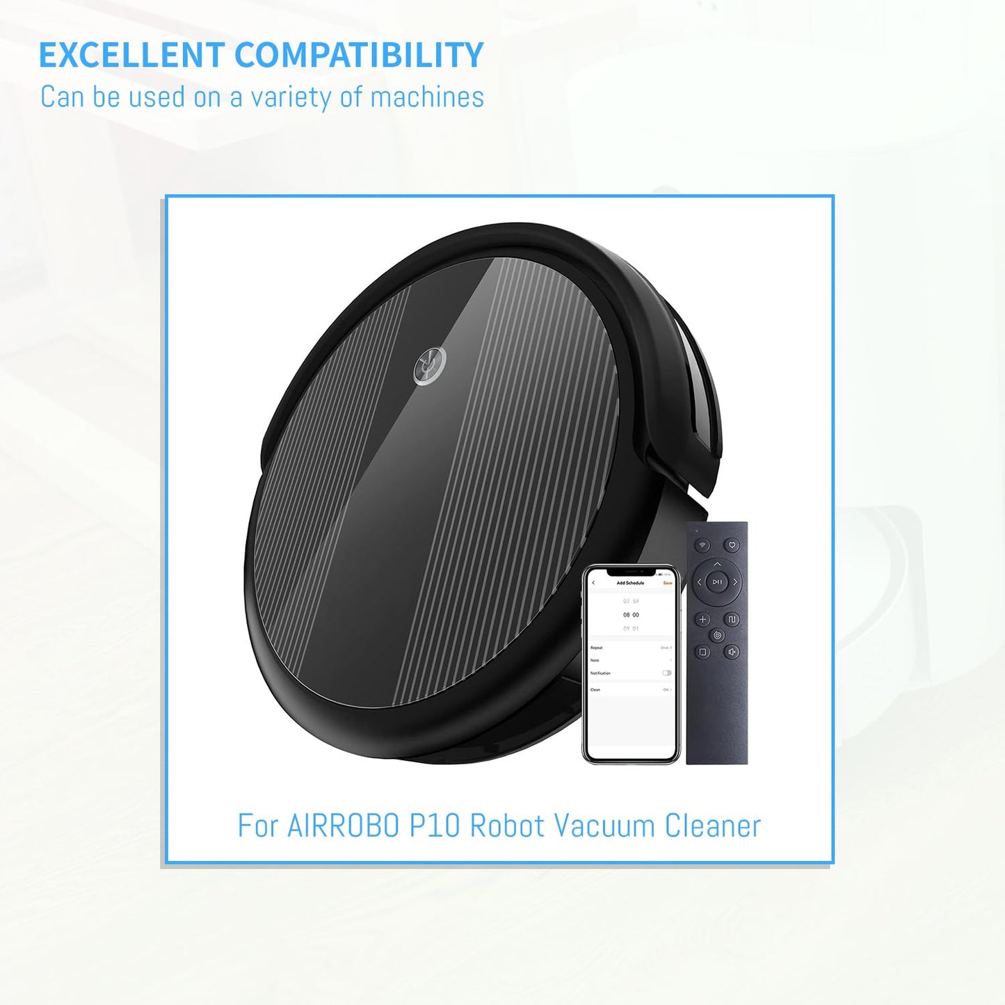 ANCBD P10 Replacement Vacuum Robot Battery for AIRROBO Vacuum Cleaner 14.4V 3400mAh