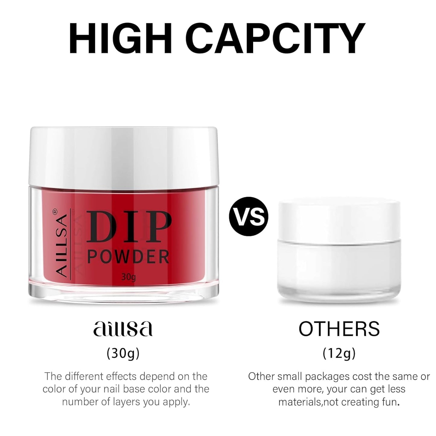 AILLSA Red Dip Powder for Nails Fall Winter Nail Dipping Powder Burgundy Dark Red Dip Colors for Valentine's Day DIY Manicure Salon at Home Easy to Use (1 Oz)