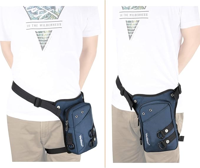 Waterproof Airsoft Tactical Drop Leg Pouch Bag Panel Motorcycle Bag