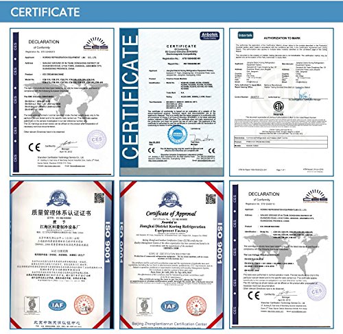 Kolice Commercial Desktop Hard ice Cream Machine, Counter top Hard ice Cream Maker, Gelato Ice Cream Machine, Snack Food Machine for Restaurant, Snack Bar, Ice Cream Shop