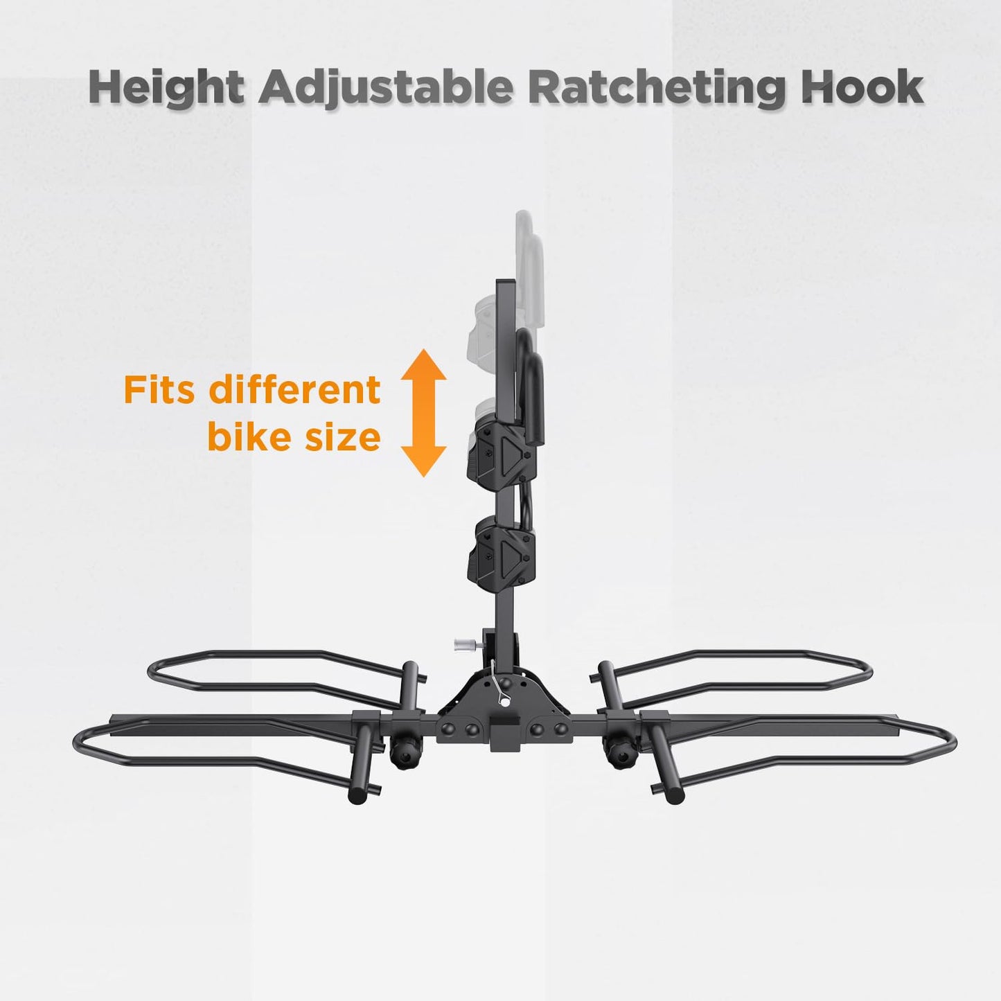 TANX Bike Racks for Ebikes,Fat Tire Bike Rack for Tow Hitch 2-Bike 160 lbs Capacity,Hitch Bike Rack for Heavy E Bike, Wobble Free Smart Tilting Folding Bicycle Car Racks for Standard, 2 inch Receiver