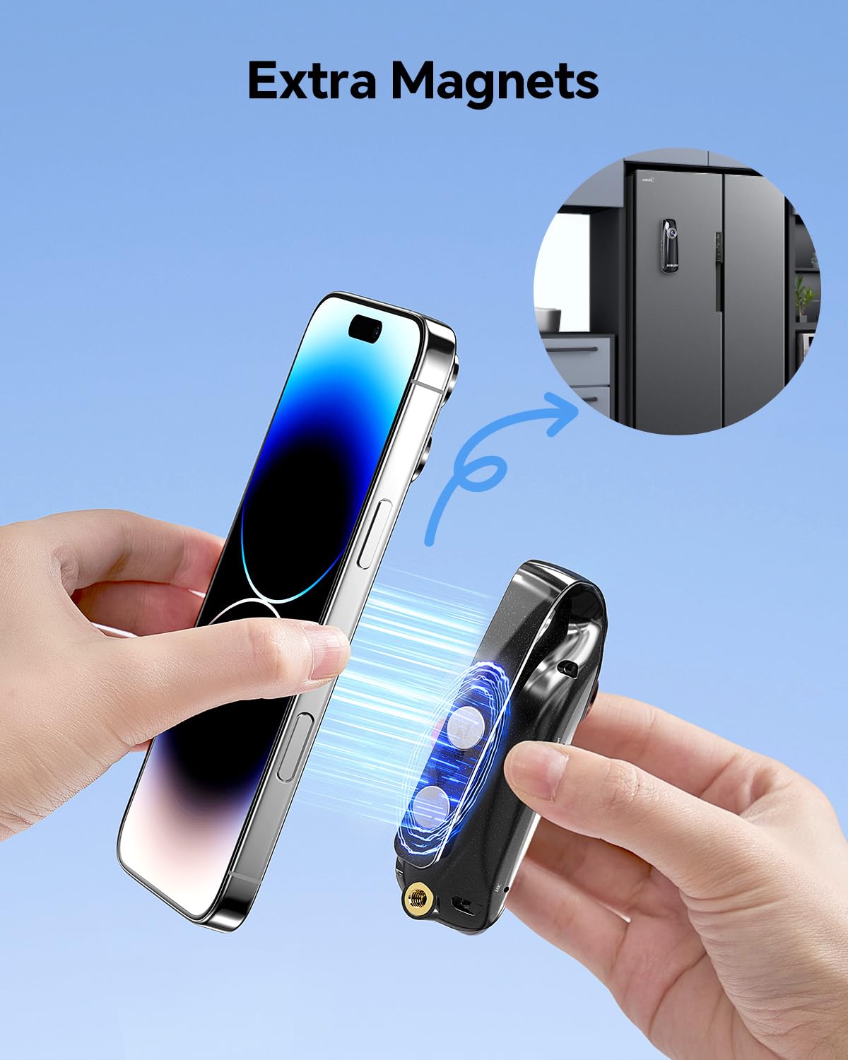 BOBLOV Mini Body Camera with Video: 64GB 007 Pocket Tiny Body Cams with Back Clip,1080P Small Wearable Camera with Audio Recording -User Friendly for Bike/Pet/Home/Proof