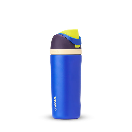 Owala FreeSip Insulated Stainless Steel Water Bottle with Straw for Sports, Travel, and School BPA-Free Sports Water Bottle, 24 oz, Tropical