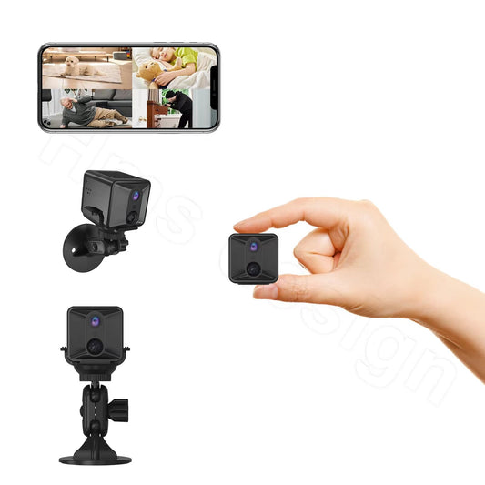Anlork Mini WiFi Hidden Camera 2K HD Wireless Nanny Portable Security Cameras, Motion Detection Alerts, Auto Night Vision, 120 Days Standby,Cloud Storage, Surveillance Cam for Home Indoor