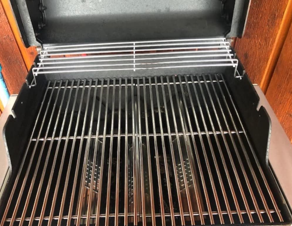 69866 Grill Warming Rack for Weber Spirit 200 Series & GS4 Spirit II 200 Series Fits Spirit E-210 S-210 E-220 S-220 with Front Controls Replacement for Weber 67026 7640 Stainless Steel Grill Top Rack