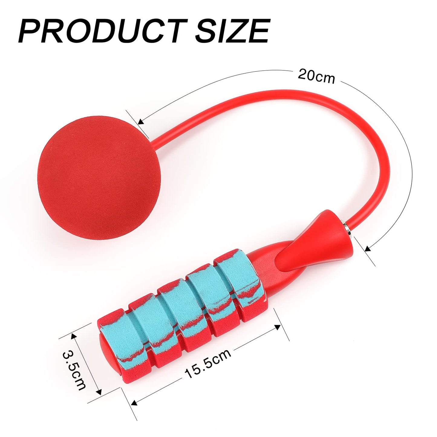 APLUGTEK Jump Rope, Weighted Cordless Jump Rope for Fitness, Tangle-Free Rapid Speed Cordless Jump Rope Workout for Men, Women, Children……