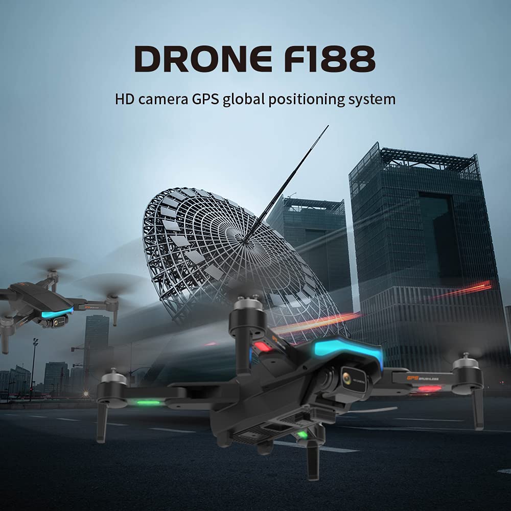 AMHYEWO GPS Folding Drone with Brushless Motors, 6K HD Camera, 56 Min Flight, 1000M Range | Altitude Hold, Auto Return, RC Quadcopter for Adults