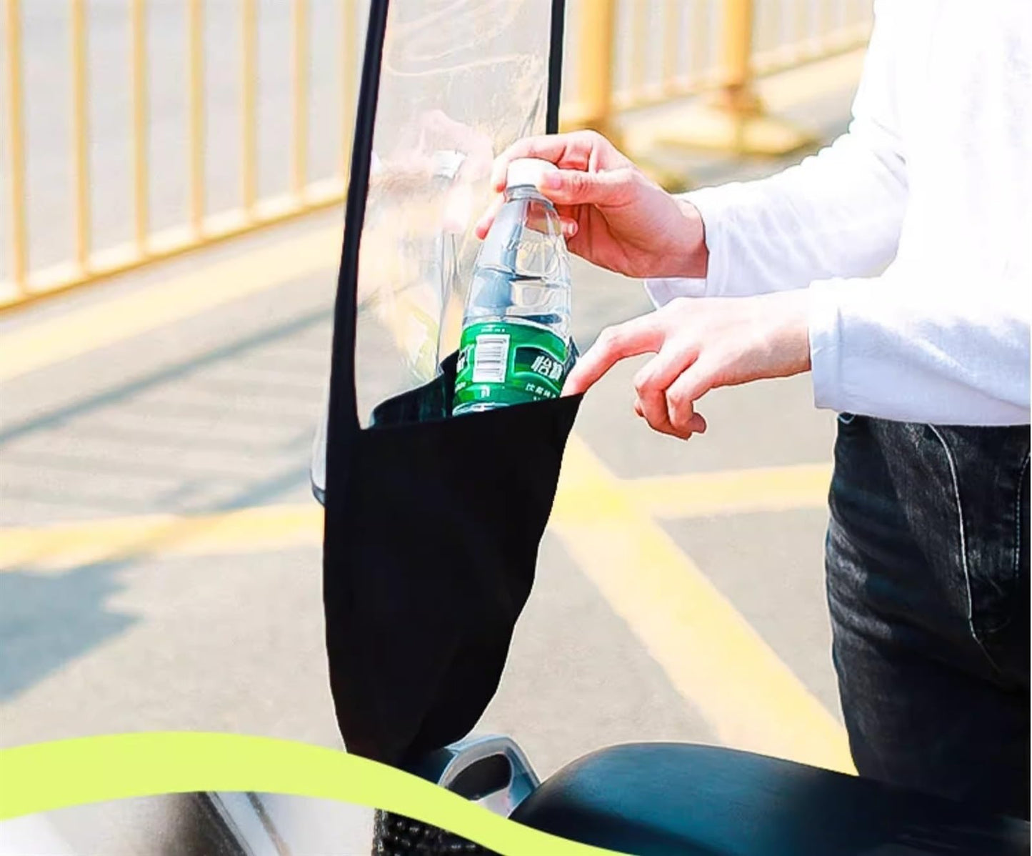 Electric Bike Cover Waterproof Canopy Umbrella for Mobility Scooters & Battery Cars - Universal Outdoor Sunshade for Electric Motorcycles (Size A)