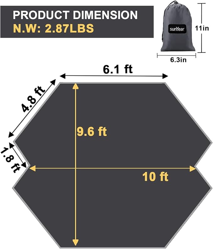 Hammock Tent Rain Fly-Camping Hammock Outdoor Tarp-Small Door Design-Keep Side Wind Rain-Best for Backpacking Hiking Camping Survival