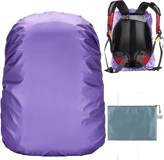 Waterproof Backpack Rain Cover with Anti Slip Buckle Strap for Camping, Hiking, Traveling, Hunting, Biking, 15-80L