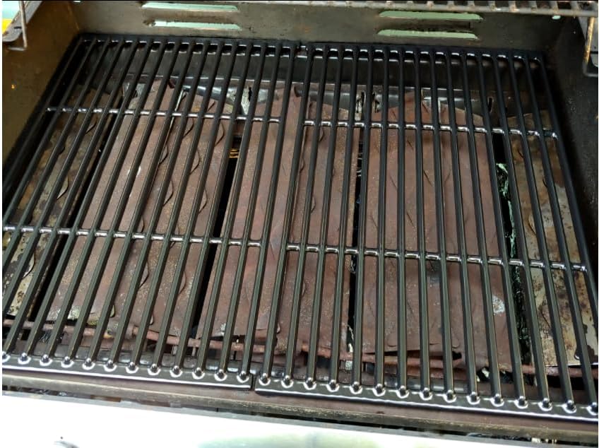 Direct store Parts DC122 19" x 25" Charmglow 810-2320 810-6320 Non-stick Polished Porcelain Coated Cast Iron Cooking grid Replacement for Charbroil, Brinkmann, Broil-Mate, Grill Chef, Grill Pro...