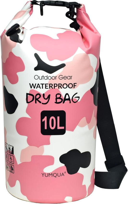 Waterproof Dry Bag Backpack 5L/10L/20L/30L/40L, Roll Top Floating Waterproof Storage Bags for Kayaking, Boating, Swimming, Hiking, Camping and Fishing