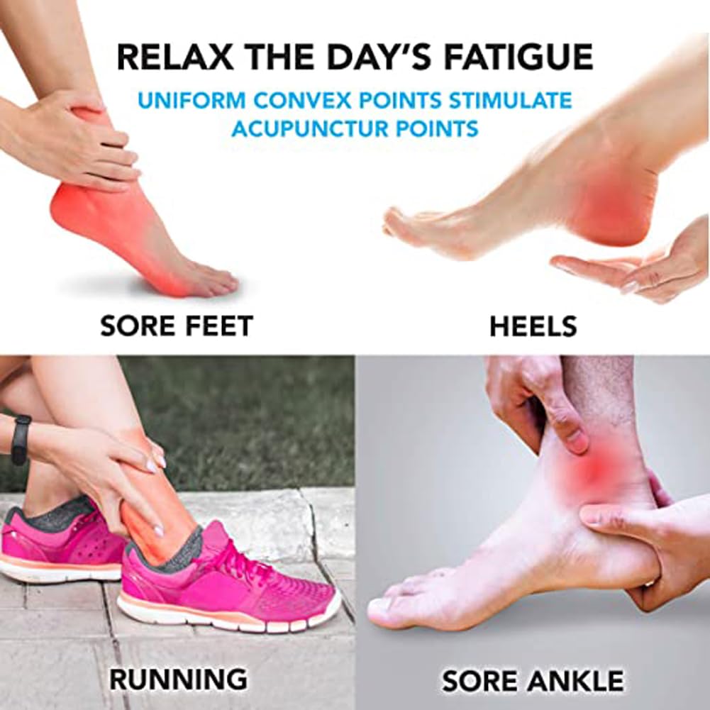 Chpbolly Foot Soaking Tub Large Size Foot Basin Sturdy Soaking Feet Bucket Massager Tub Exfoliation Callus Pedicure Foot Spa Bath Bucket for Women and Men (Pink)